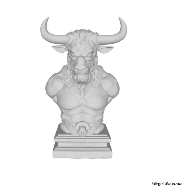 3D-модель "Бюст минотавра" — STL модель для 3D-печати