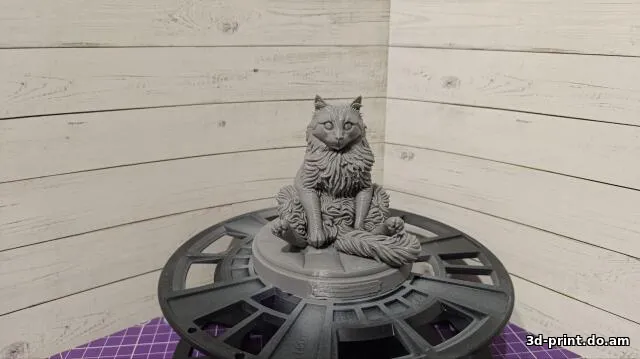 3D-модель "Пушистый кот" — STL модель для 3D-печати