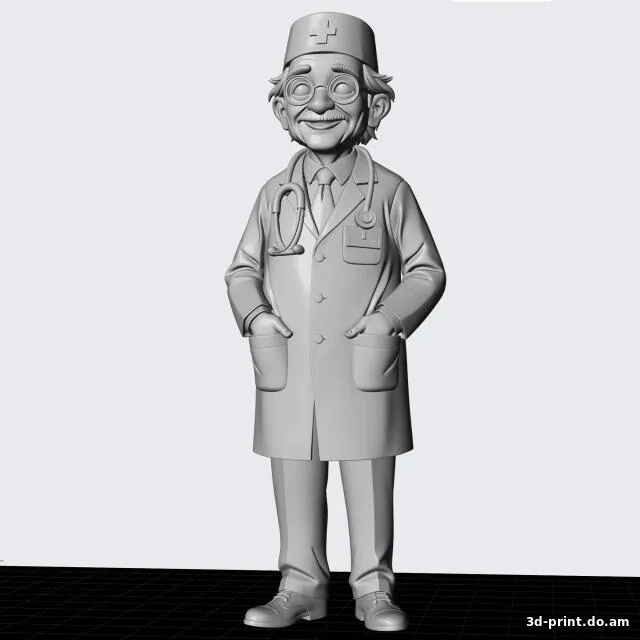 3D-модель "Доктор" — STL модель для 3D-печати