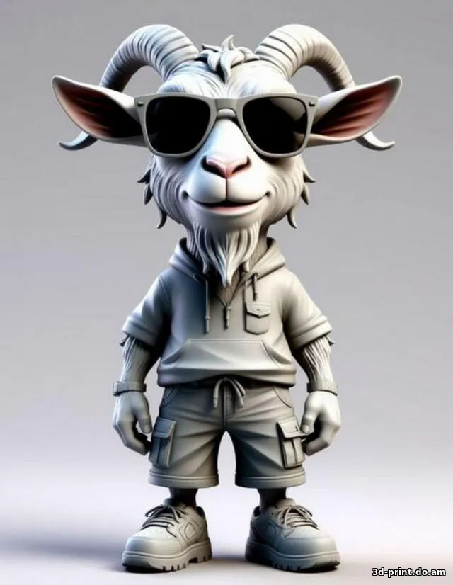 3D-модель "Козлик ИИ" — STL модель для 3D-печати