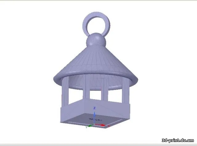 3D-модель "Кормушка задание школы, ДС"