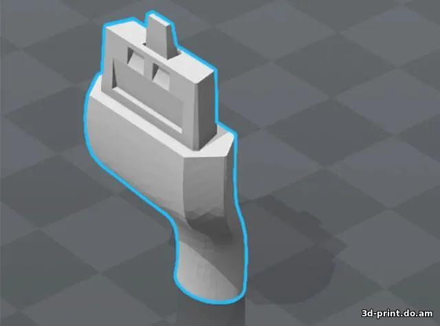 3D-модель "Станок Gillette Mach3"