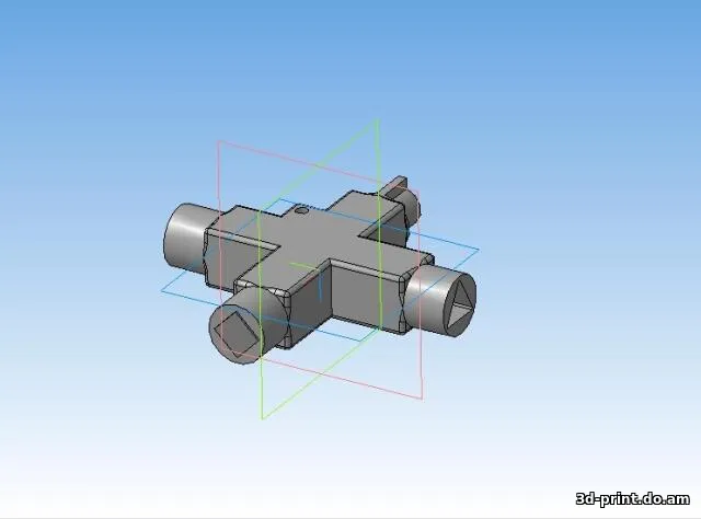 3D-модель "Электроключ от шкафов"