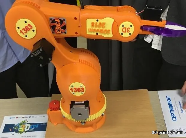 3D-модель "6-осевой робот-манипулятор / 6-axis Roboarm Sirius"