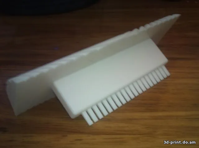 3D-модель "Шпатель с рисунком под дерево"