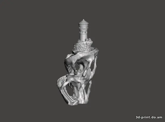3D-модель "Tower. Башня - настольный фонтан"