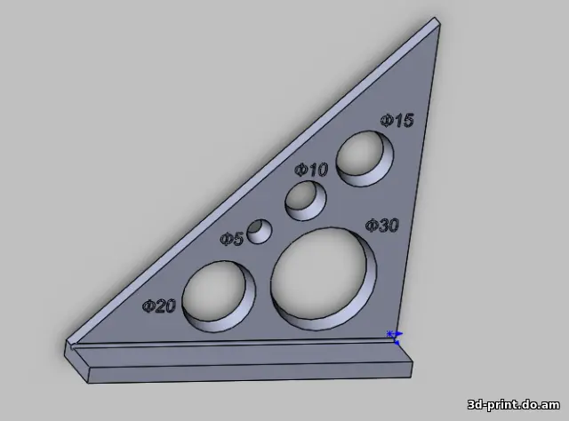 3D-модель "Угольники столярные"