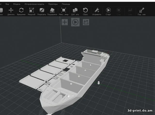 3D-модель "Сухогруз"