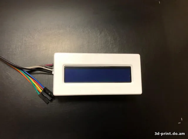 3D-модель "Корпус для LCD1602 (RG1602A)" — STL модель для 3D-печати