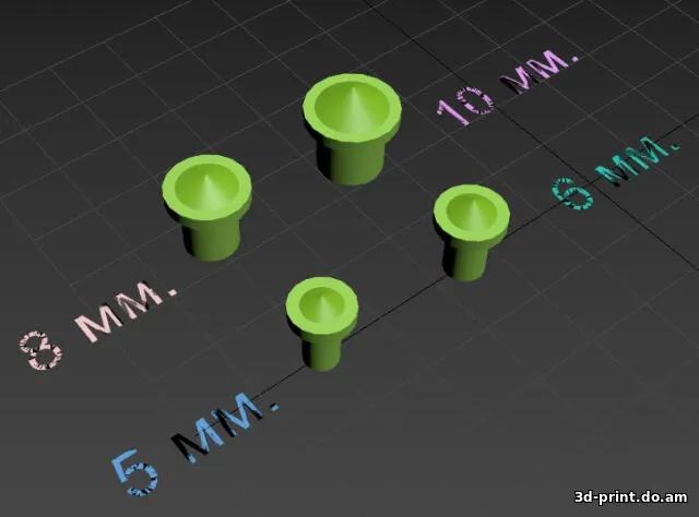 3D-модель "Центра для шкантов" — STL модель для 3D-печати