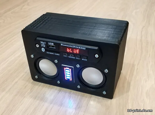 3D-модель "Корпус для Bluetooth колонки" — STL модель для 3D-печати