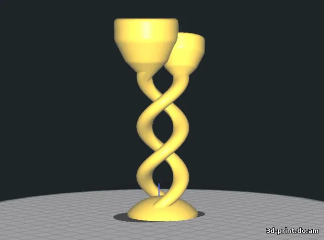 3D-модель "Двойная ваза/рюмка"