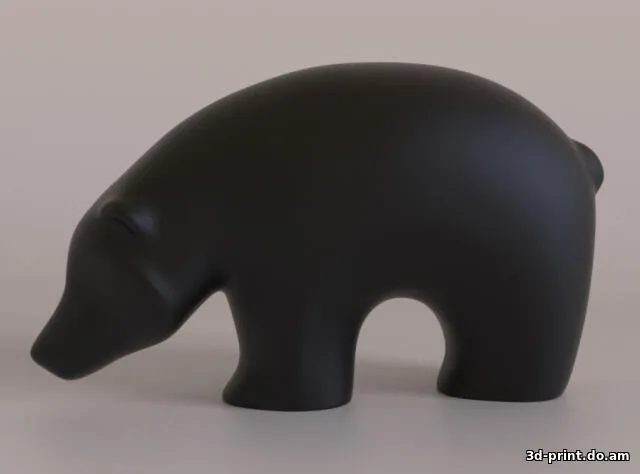 3D-модель "Статуэтка медведя"