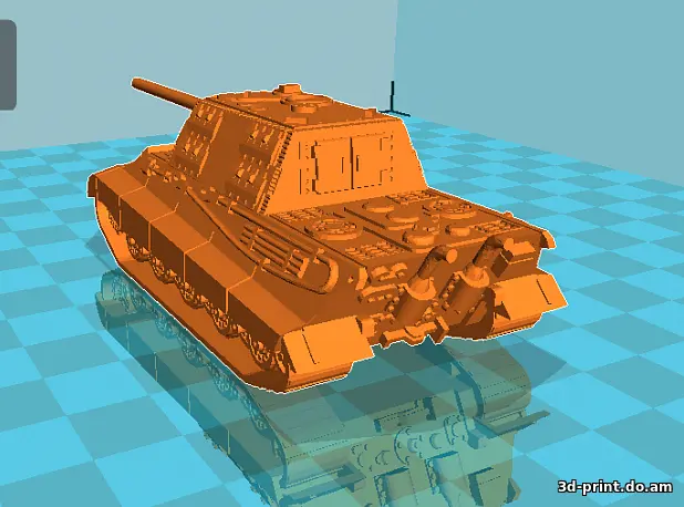 3D-модель "Танк / Tank" — STL модель для 3D-печати