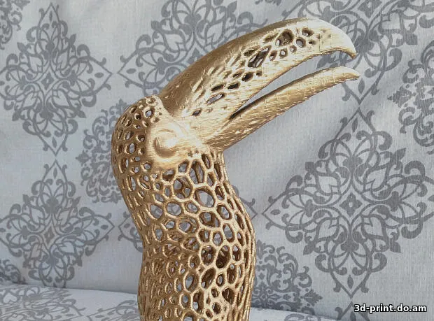 3D-модель "Тукан в стиле"