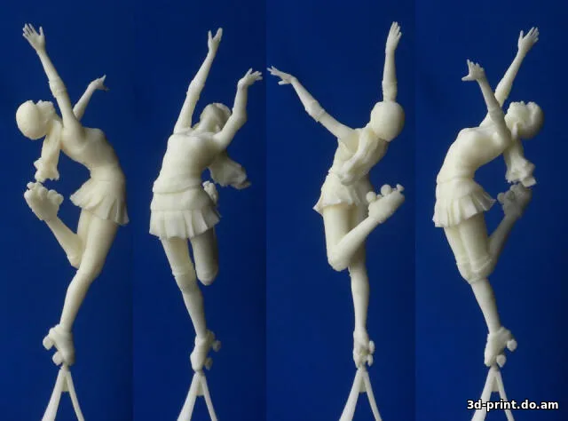 3D-модель "Девушка - Победный танец" 3D-модель "Девушка - Победный танец"