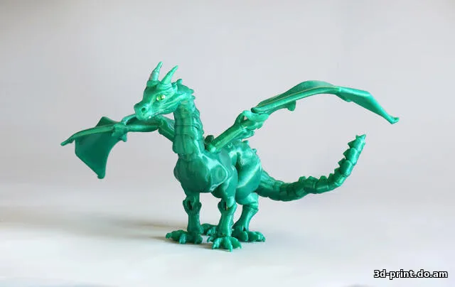 3D-модель "Дракон с крыльями"