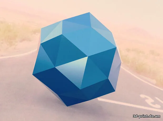 3D-модель "Многогранник треугольник"