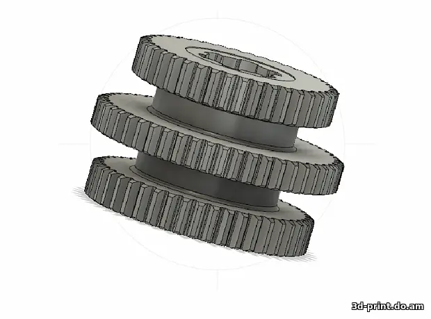 3D-модель "Зубчатые колеса" 3D-модель "Зубчатые колеса"