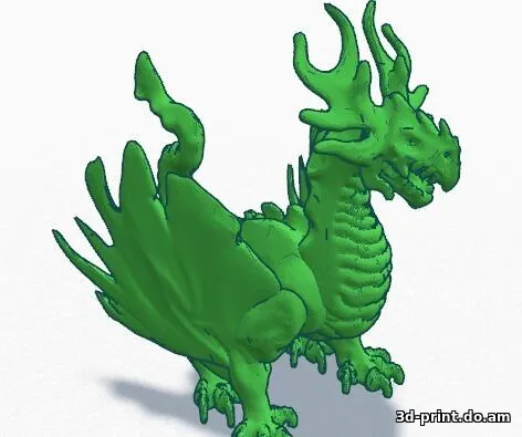 3D-модель "Лесной дракон" 3D-модель "Лесной дракон"