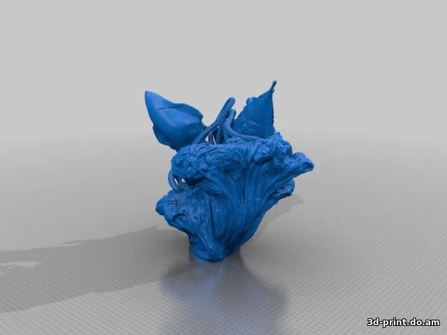 3D-модель "Атакующий кальмар"