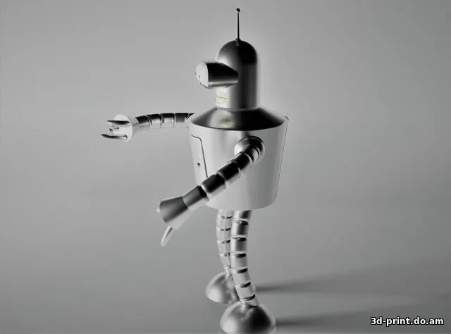 3D-модель "Бендер из Футурама" 3D-модель "Бендер из Футурама"