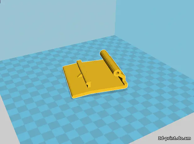 3D-модель "Стяжной замок для пылесоса BOSCH GAS 25 L SFC "