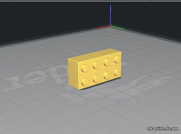 3D-модель "Lego 2x4"