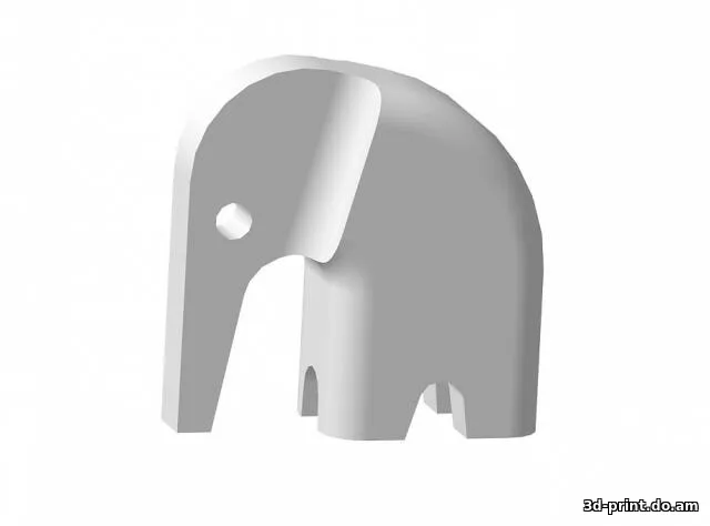 3D-модель "Слон настольный"