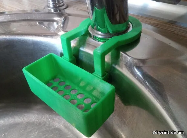 3D-модель "Держатель губки для посуды на круглую раковину"