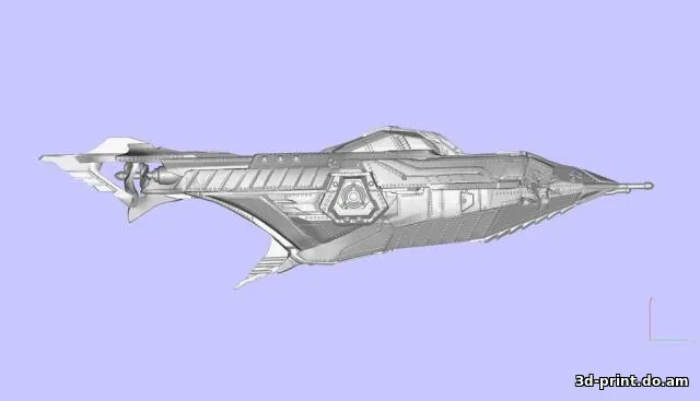 3D-модель "Атакующий кальмар"