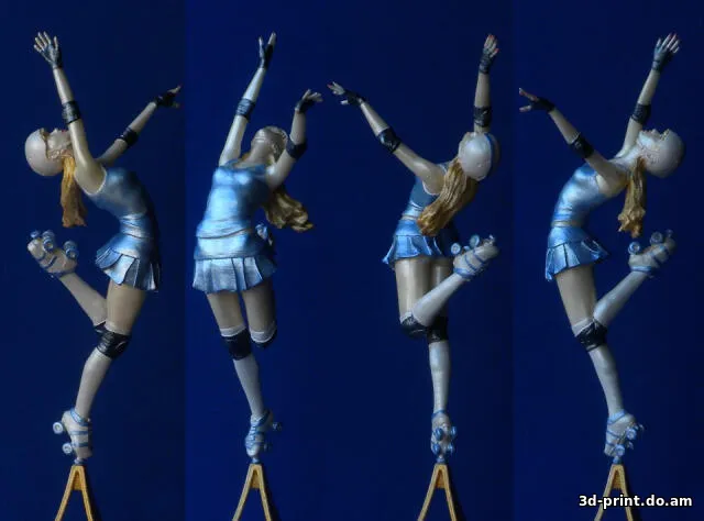 3D-модель "Девушка - Победный танец" 3D-модель "Девушка - Победный танец"