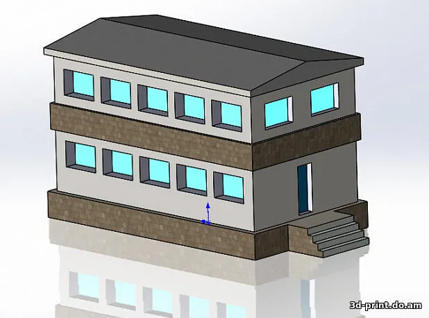 3D-модель "Домик для детских игр"