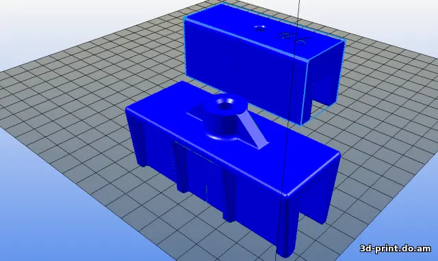 3D-модель "Мебельный кондуктор для торцевого сверления ДСП 16 мм" — STL модель для 3D-печати