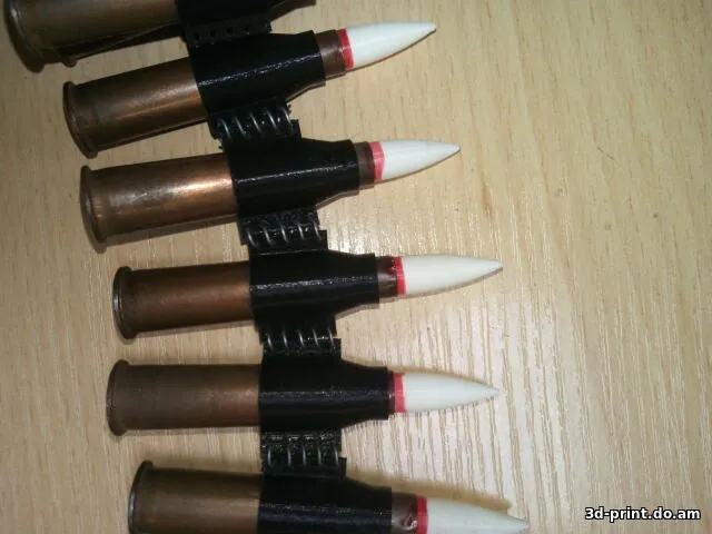 3D-модель "Звено пулеметной ленты 7.62" — STL модель для 3D-печати
