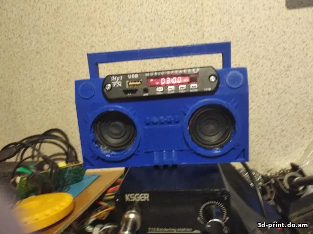 3D-модель "Плеер MP3 с приемником" — STL модель для 3D-печати