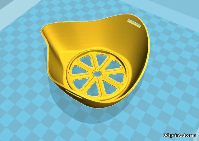 3D-модель "Респиратор. Вариант 2" — STL модель для 3D-печати