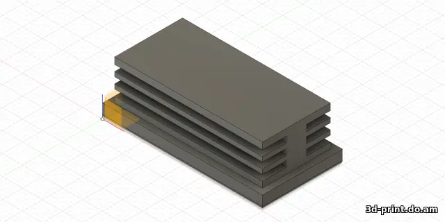 3D-модель "Заглушка профиля 20х30" — STL модель для 3D-печати