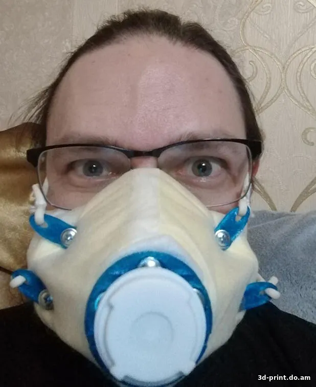 3D-модель "Респиратор монгоразовый COVID-19 Respirator FFP3 Reusable "Plague Doctor" by EvilGrym" — STL модель для 3D-печати
