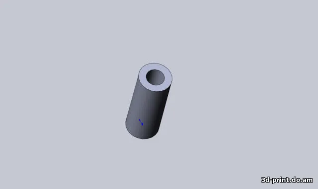 3D-модель "Втулка оси Z (8 mm) для фрезера CNC 3018 MAX" — STL модель для 3D-печати