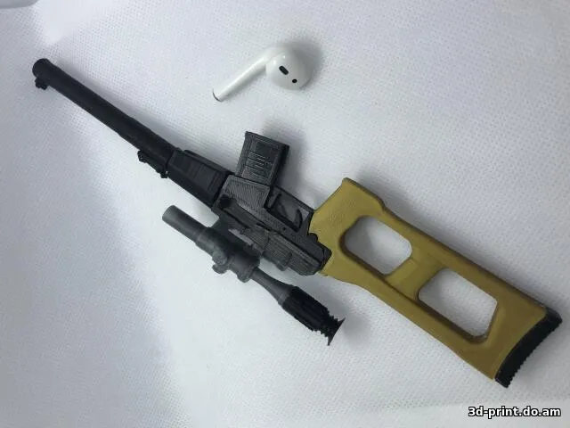 3D-модель "ВСС-Винторез 1:4" — STL модель для 3D-печати