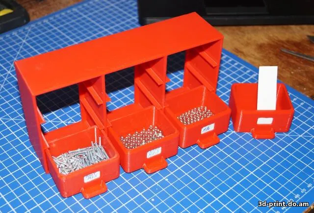 3D-модель "Органайзер для винтов" — STL модель для 3D-печати