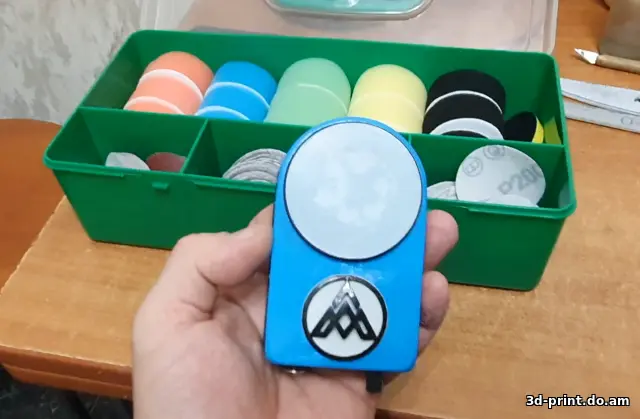 3D-модель "Шлифовальная машинка из HDD диска"