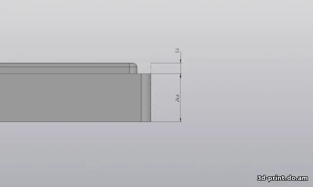 3D-модель "Брусок для укладки ламината Quick step + распорка от стен"