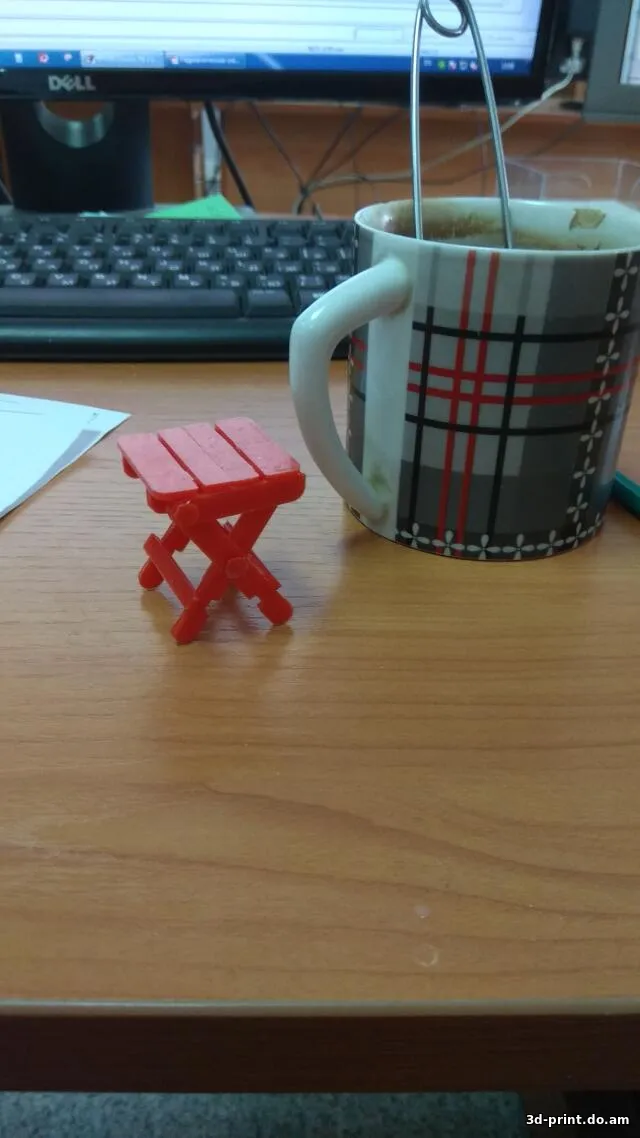 3D-модель "Прототип складного табурета"