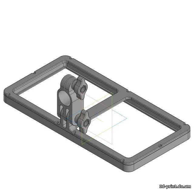 3D-модель "Корпус лампы освещения рабочего места"