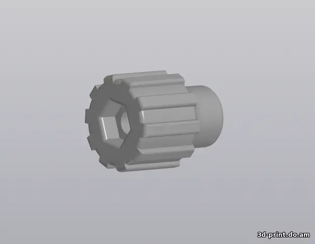 3D-модель "Винт-барашек на рейсмус Makita 2012"