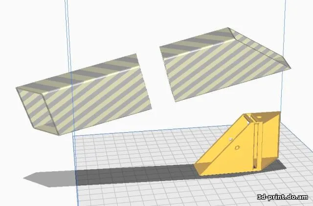 3D-модель "Шаблон для профильной трубы 40х20мм & 20x20"
