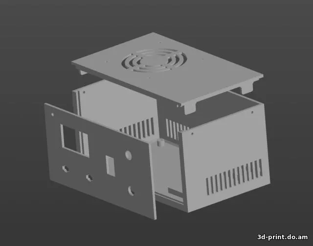 3D-модель "Корпус для блока питания с Алиэкспресс"