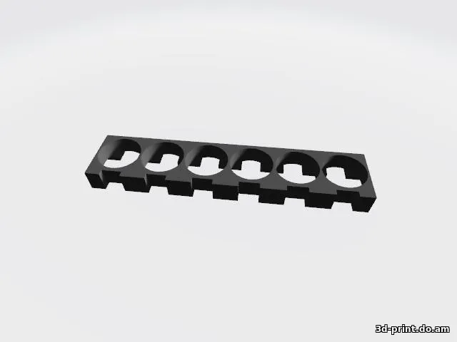 3D-модель "Держатель аккумуляторов 18650" — STL модель для 3D-печати